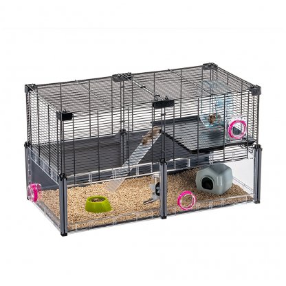 CAGE MULTIPLA HAMSTER BLACK