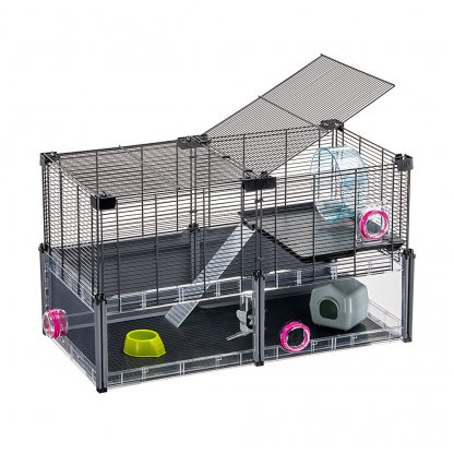 CAGE MULTIPLA HAMSTER BLACK - Image 2