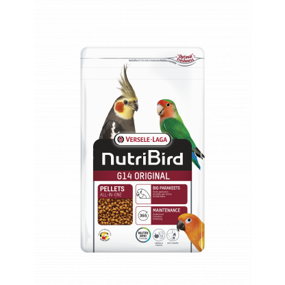 VERSELE LAGA NutriBird G14 Original - praturtintas vidutinių papūgų lesalas