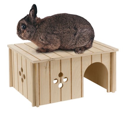 SIN 4646 WOOD HOUSE RABBIT